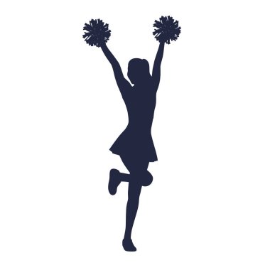 Genç bayan amigo kız, amigo kız silueti farklı pozisyonlarda, Amigo Takımı silueti