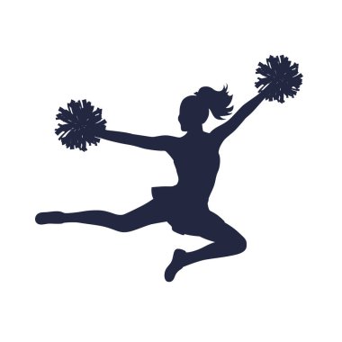 Genç bayan amigo kız, amigo kız silueti farklı pozisyonlarda, Amigo Takımı silueti