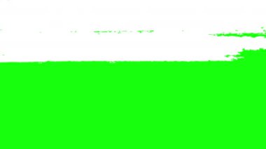 El yapımı fırça geçiş animasyonu. Mürekkep fırçası darbeleri