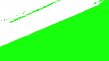 4K boyalı fırça darbesi geçiş animasyonu. Mürekkep fırçası darbeleri