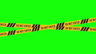 İmza atmayın, uyarı bandı setleri inşaat ve suç için dikkatli olmalıdır