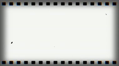 Eski Retro Film Strip Film Efekti, metin veya resim için arkaplan alanı olan film çerçevesi