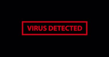 Virüs mol siber tehdit, virüs alarmı, Sistem Uyarı Metni