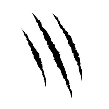 Hayvan pençesi izi silueti, kaplan, köpek, aslan, canavar, tırmalama, kedi kesme, hayvan pençesi tırmalama