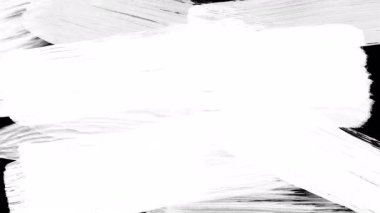 Fırça darbeleri, siyah mürekkep çizgileri, suluboya sıçraması.