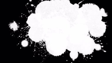 Fırça darbesi, fırça darbesi, suluboya sıçraması, mürekkep sıçraması.