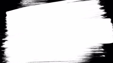 El çizimi grunge fırça dokusu, mürekkep fırçası fırçası darbesi geçişi