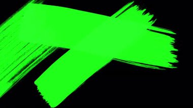 Fırça darbelerini boya, el çizimi beyaz boya fırçası darbeleri geçişi