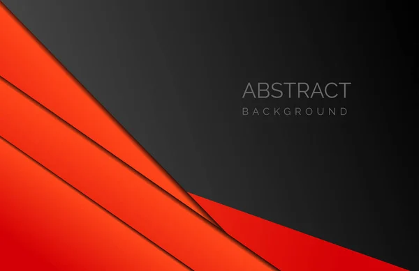 Abstrakter Roter Und Schwarzer Hintergrund Vektorillustration — Stockvektor
