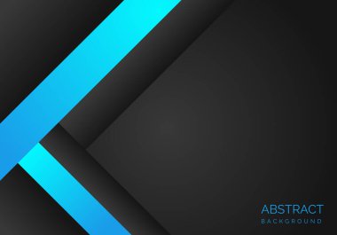 Boş arkaplan ile soyut mavi gri metalik ok yönü