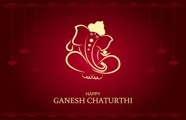 Ganesha Bilgelik Lordu Ganesha Arkaplan Vektör Görüntüsü