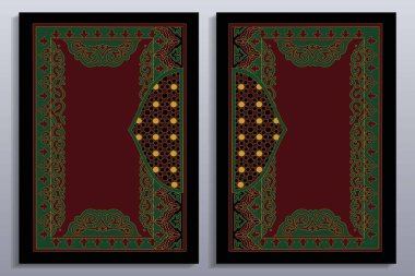 İslam kitabı sınır tasarımı ve kutsal el Kuran 'ı kapsıyor