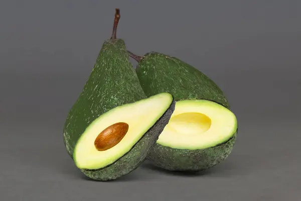 Singular Avocado Fruit Isolated — Stock Photo, Image