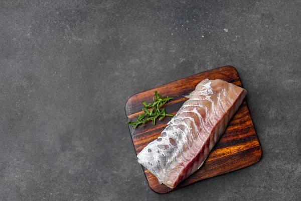 Fischfilet Ohne Haut Ohne Knochen Eine Gesunde Option Für Meeresfrüchte — Stockfoto