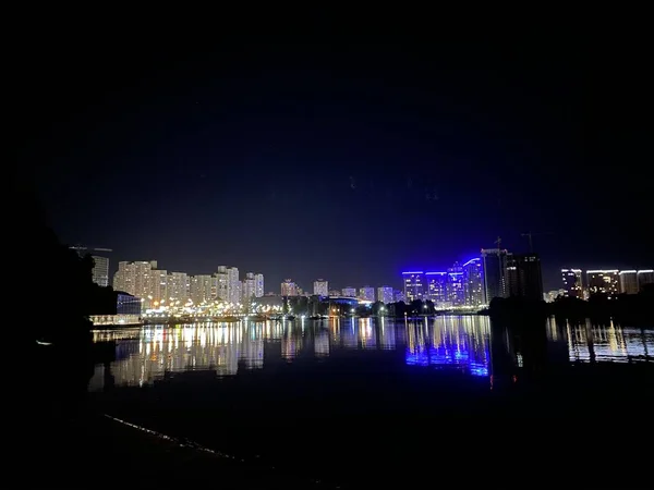 基辅的夜景 — 图库照片