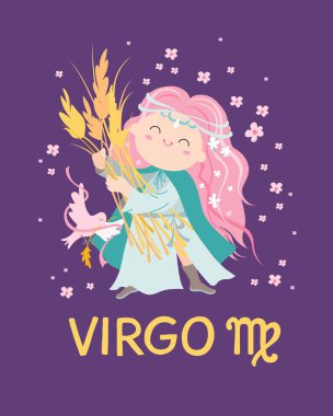 Hoş tabela burcu Zodiac poster dairesi. Astrolojik sembollü vektör çizimi, burç işareti. Mistik sembol. Tasarlanmış başlığınız, afişiniz, ağ, duvar, kartlarınız için el çizimi mükemmel..