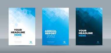 Parlak ve koyu mavi arkaplan şablonuna sahip soyut şeffaf beyaz kare