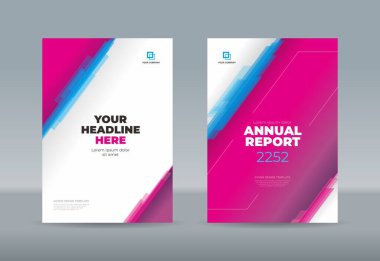 Yıllık rapor için modern soyut rastgele şeffaf çubuk kırmızı turuncu beyaz renk kaplama şablonu