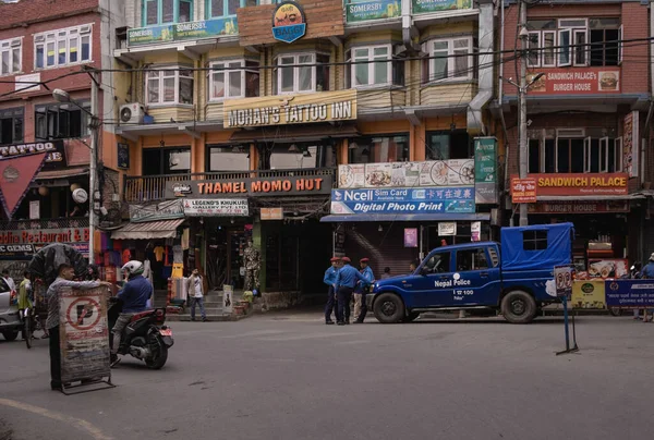 Police Népalaise Katmandou — Photo