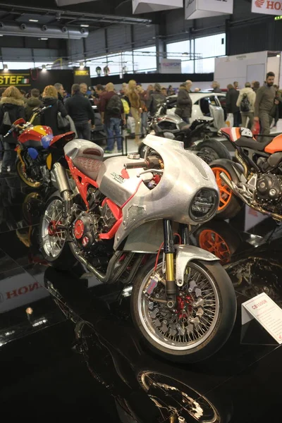 Milano Italië 2021 Eicma Milano Bike Expo Custom Bike Hoge — Stockfoto