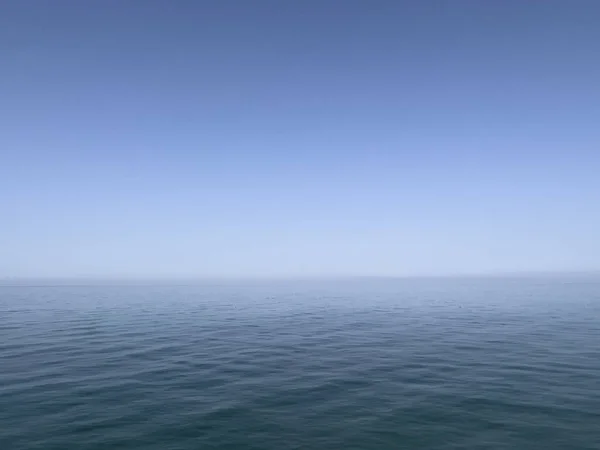 意大利利古里亚深蓝色海的美丽背景 高质量的照片 — 图库照片