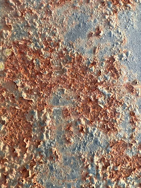 rusty ruined painted iron sheet background. High quality photo