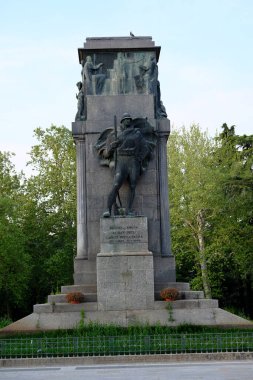 Reggio Emilia, direnişin ve İkinci Dünya Savaşı 'nın çöküşünün anıtı. Yüksek kalite fotoğraf