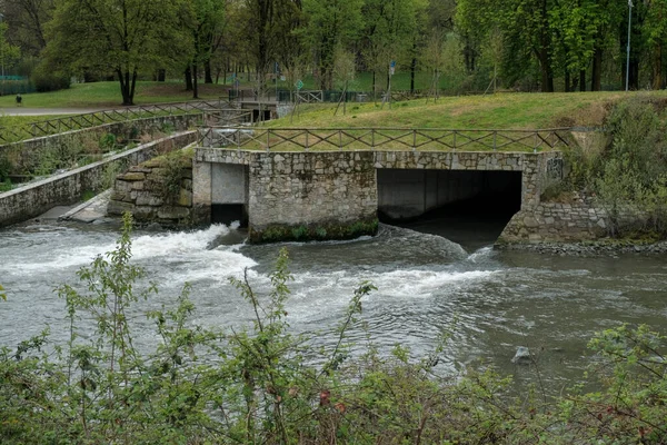 River Pellerina Park Turin High Quality Photo — Zdjęcie stockowe