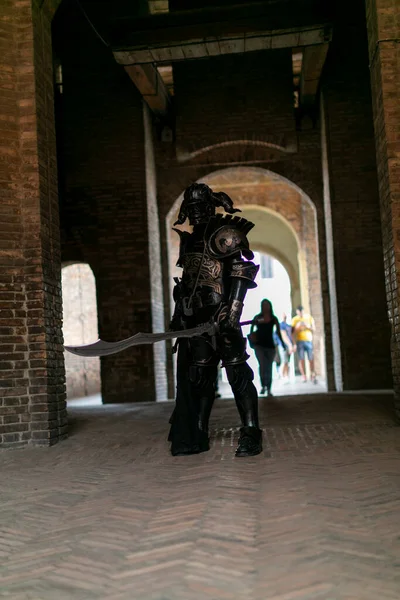 Lucca Italy 2018 Lucca Comics Free Cosplay Event City Samurai — 스톡 사진