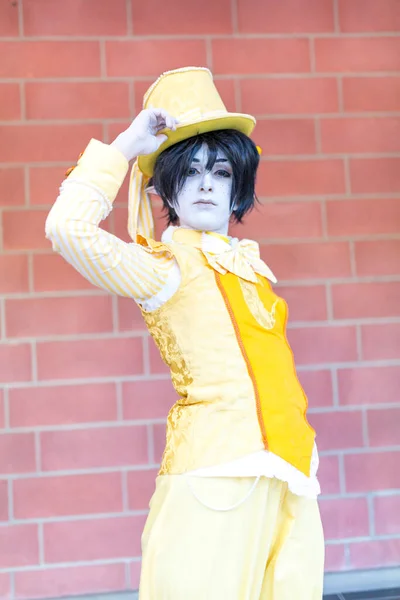 Lucca Italy 2018 Lucca Comics Free Cosplay Event City Yellow — Photo