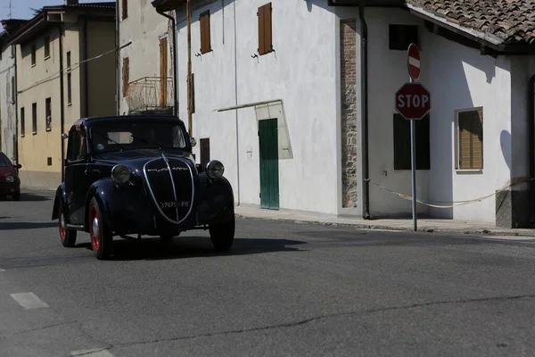 Bibbiano Reggio Emilia Italy 2015 Безкоштовний Мітинг Старовинних Автомобілів Міській — стокове фото