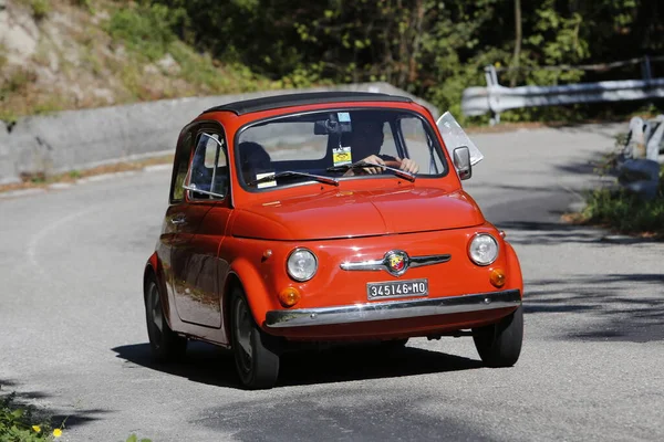 Bibbiano Reggio Emilia Italy 2015 Free Rally Vintage Cars Town — Stok fotoğraf