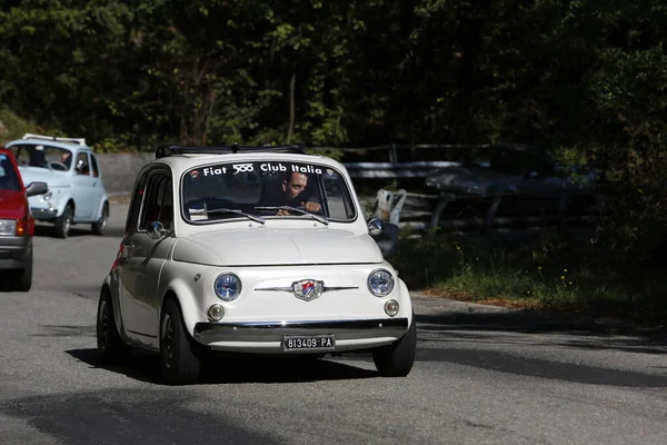 Bibbiano Reggio Emilia Italy 2015 Free Rally Vintage Cars Town — Photo