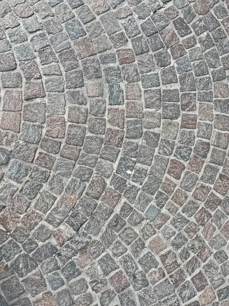 Cobblestone Floor Circular Pattern High Quality Photo — 图库照片