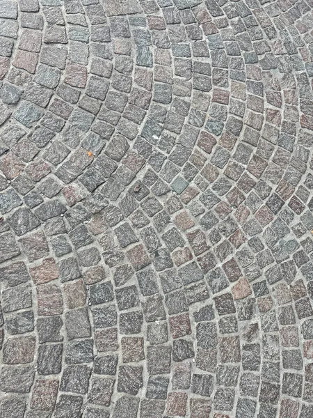 Cobblestone Floor Circular Pattern High Quality Photo — стоковое фото