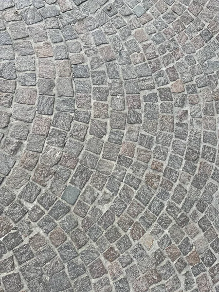 cobblestone floor with circular pattern. High quality photo