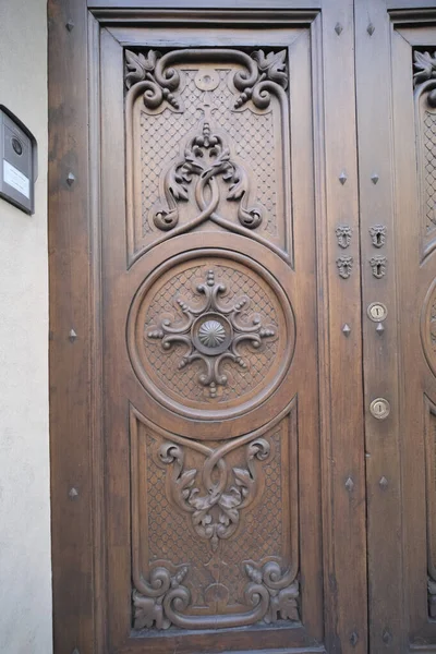 Door Decoration Floral Motif High Quality Photo — Stock Photo, Image