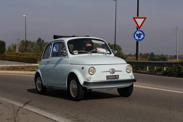 Bibbiano Reggio Emilia Ιταλία 2015 Δωρεάν Συλλαλητήριο Παλαιών Αυτοκινήτων Στην — Φωτογραφία Αρχείου