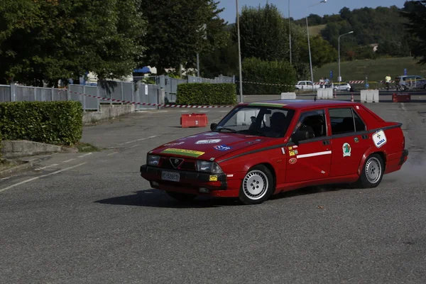 Bibbiano Reggio Emilia Italy 2015 Freie Oldtimer Rallye Auf Dem — Stockfoto