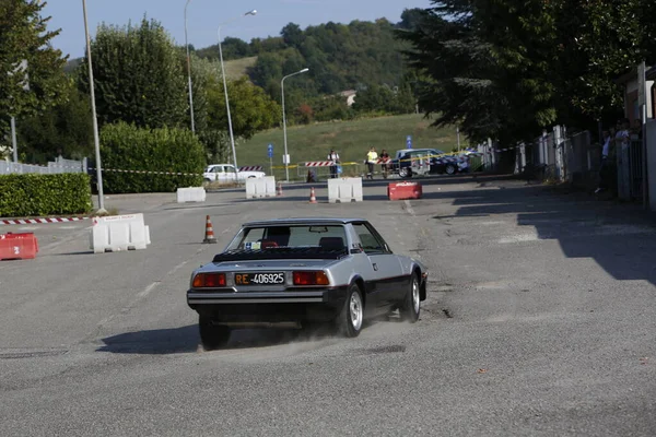 Bibbiano Reggio Emilia Italy 2015 Free Rally Vintage Cars Town — Stockfoto