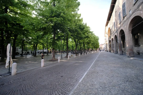 Reggio Emilia Fontanesi Square Sunny Day High Quality Photo — Fotografia de Stock