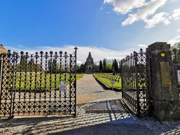 Креспи Адда Панорама Кладбища Высокое Качество Фото — стоковое фото