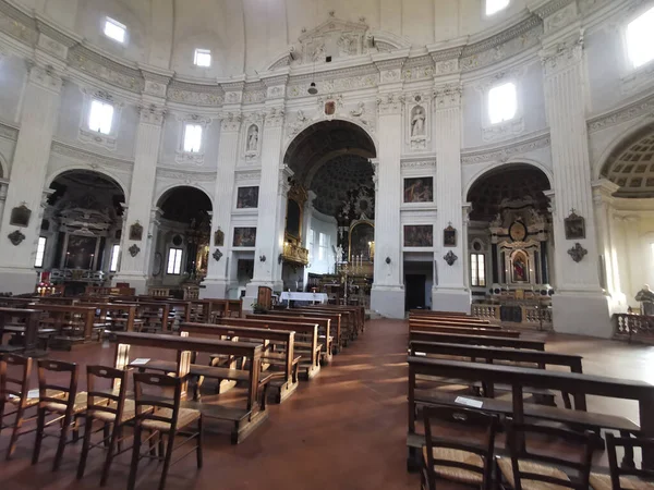 Приходская Церковь Santissima Annunziata Внутренний Обзор Высокое Качество Фото — стоковое фото