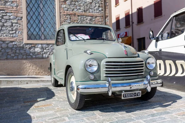 Bibbiano Reggio Emilia Itálie 2015 Zdarma Rally Vintage Cars Town — Stock fotografie