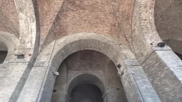 Parma Pilotta Palace Arc Panorama High Quality Footage — Stock Video