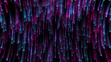 Noktalar ve çizgiler içeren soyut arkaplan. Neon renkli, dönüşümlü. Yüksek kalite 4k görüntü