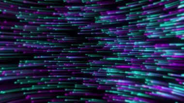 Noktalar ve çizgiler içeren soyut arkaplan. Neon renkli, dönüşümlü. Yüksek kalite 4k görüntü