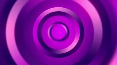 Neon renkli dönen eşmerkezli dairelerle soyut arkaplan. Yüksek kalite 4k görüntü
