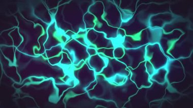 Neon renkli hareketli dalgalarla soyut arkaplan. Yüksek kalite 4k görüntü