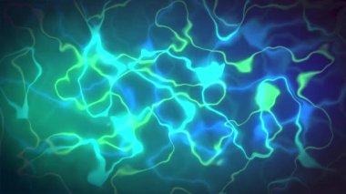 Neon renkli hareketli dalgalarla soyut arkaplan. Yüksek kalite 4k görüntü